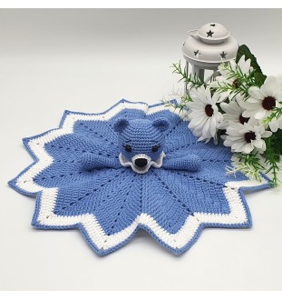 Przytulanka w kolorze niebieskim