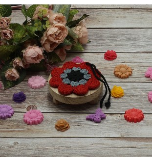 Sakiewka na zapachowe mydełka w kształcie kwiatka