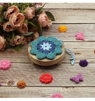 Sakiewka na zapachowe mydełka w kształcie kwiatka