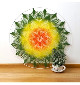 Szydełkowa mandala 90 cm