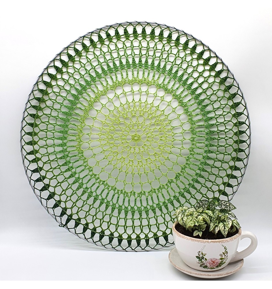 Mandala na szydełku 60 cm
