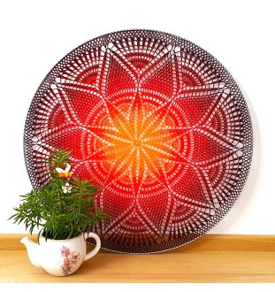 Szydełkowa mandala 80 cm