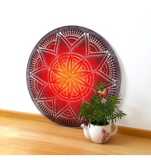 Szydełkowa mandala 80 cm
