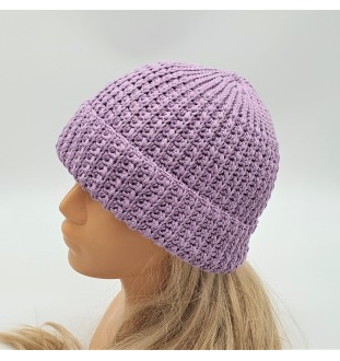 Komplet chusta i czapka na szydełku