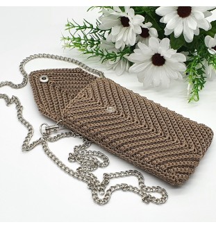 Etui / torebeczka na telefon na szydełku