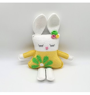 Szydełkowany zając 40 cm