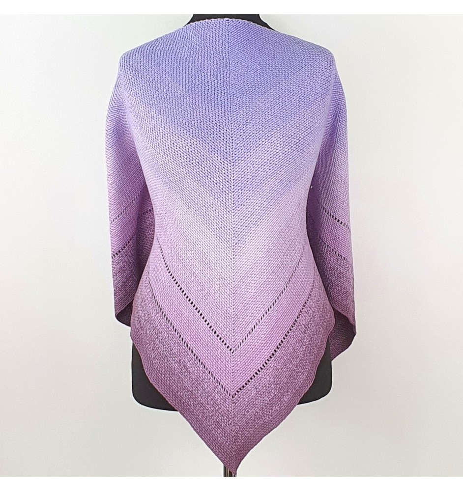 Komplet chusta i czapka na szydełku