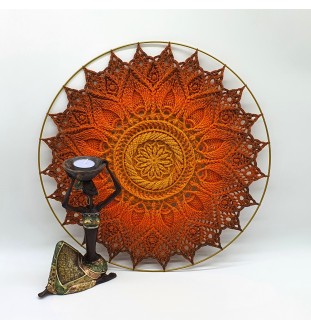 Jesienna mandala na szydełku