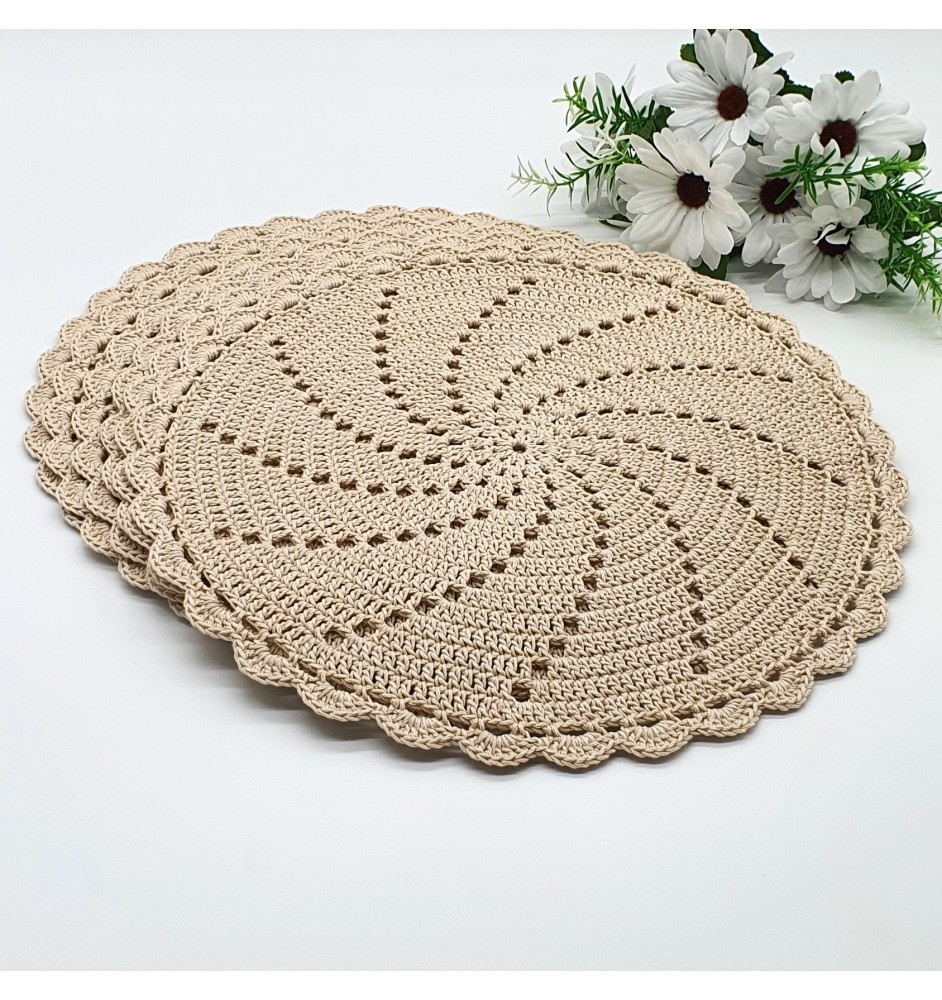 Podkładki pod talerz ecru