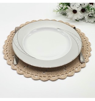 Podkładki pod talerz ecru