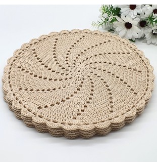 Podkładki pod talerz ecru