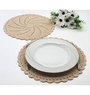 Podkładki pod talerz ecru