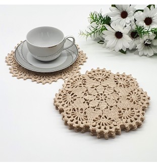 7 częściowy komplet podkładek pod filiżankę