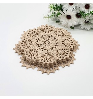 7 częściowy komplet podkładek pod filiżankę