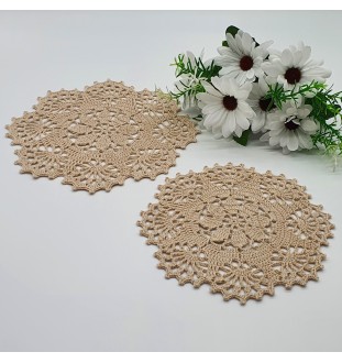 7 częściowy komplet podkładek pod filiżankę