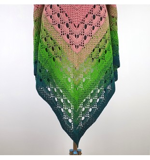 Szydełkowa chusta 100% wełny