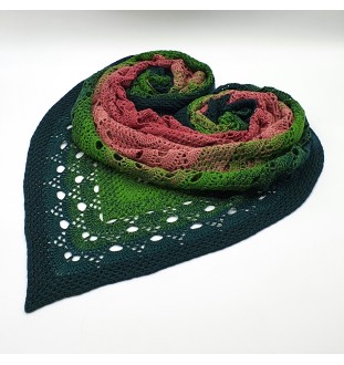 Szydełkowa chusta 100% wełny