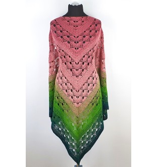 Szydełkowa chusta 100% wełny