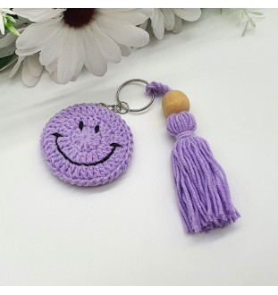 Breloczek - buźka na szydełku