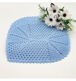 6 podkładek pod talerz w kolorze niebieskim