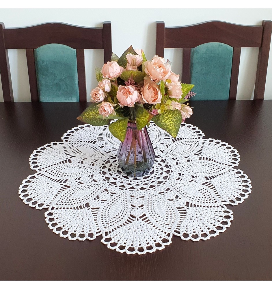 Biała serweta 56 cm